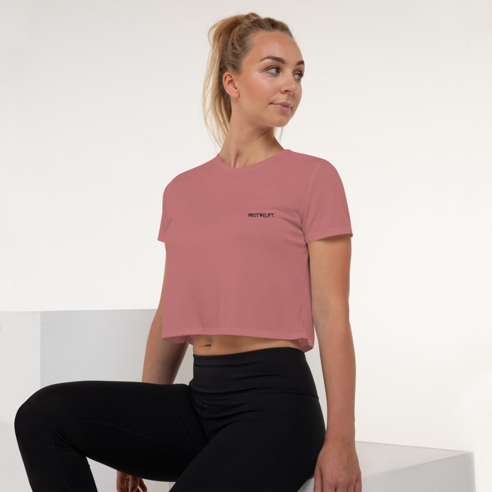 Flow Cropped Tee - Mauve